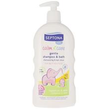 شامپو بچه سپتونا مناسب برای سر و بدن حاوی آلوئه‌ ورا حجم 500 میلی لیتر Septona Hair And Body Aloe Vera Baby Shampoo Gentle 500ml